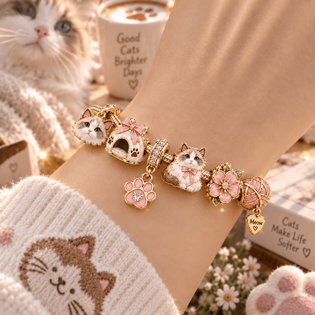 RDL Gold Charm Bracelet Set PTT