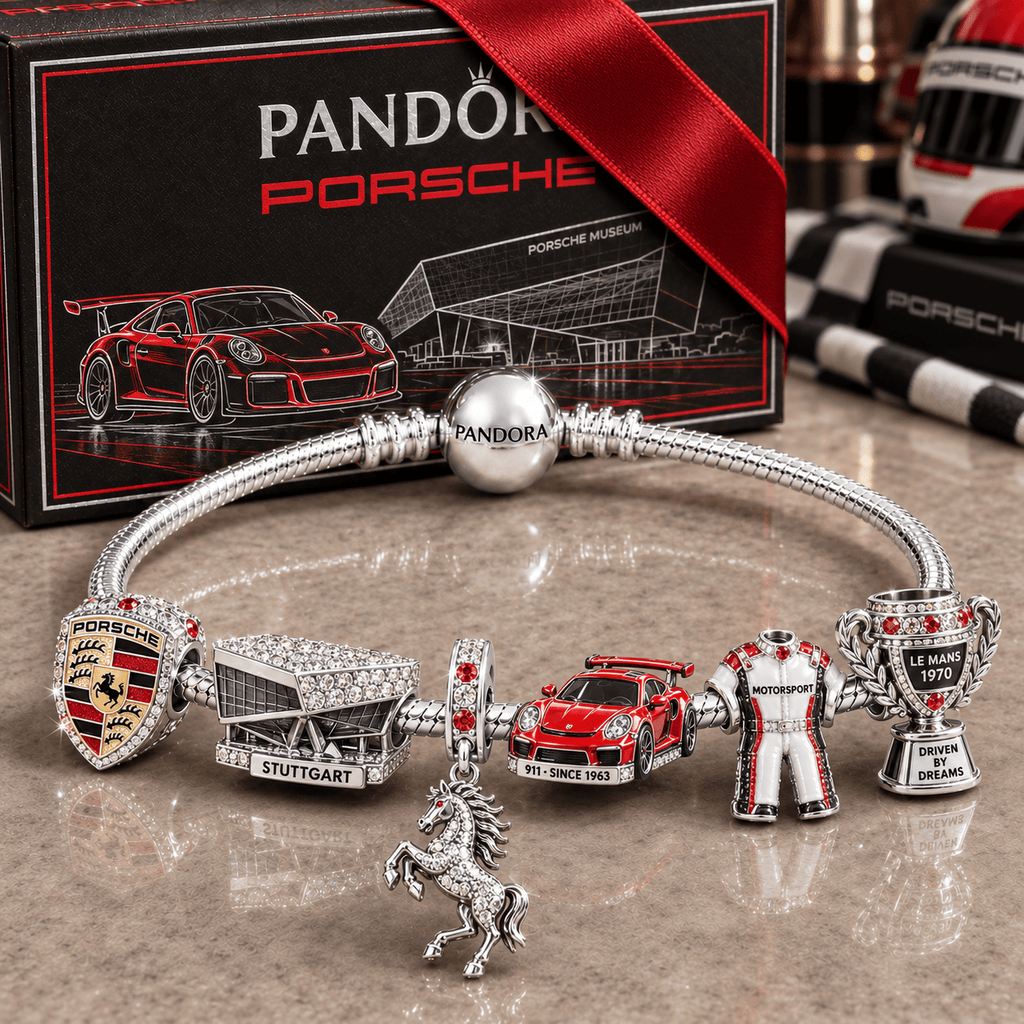 POCE Silver Charm Bracelet Set NTVA