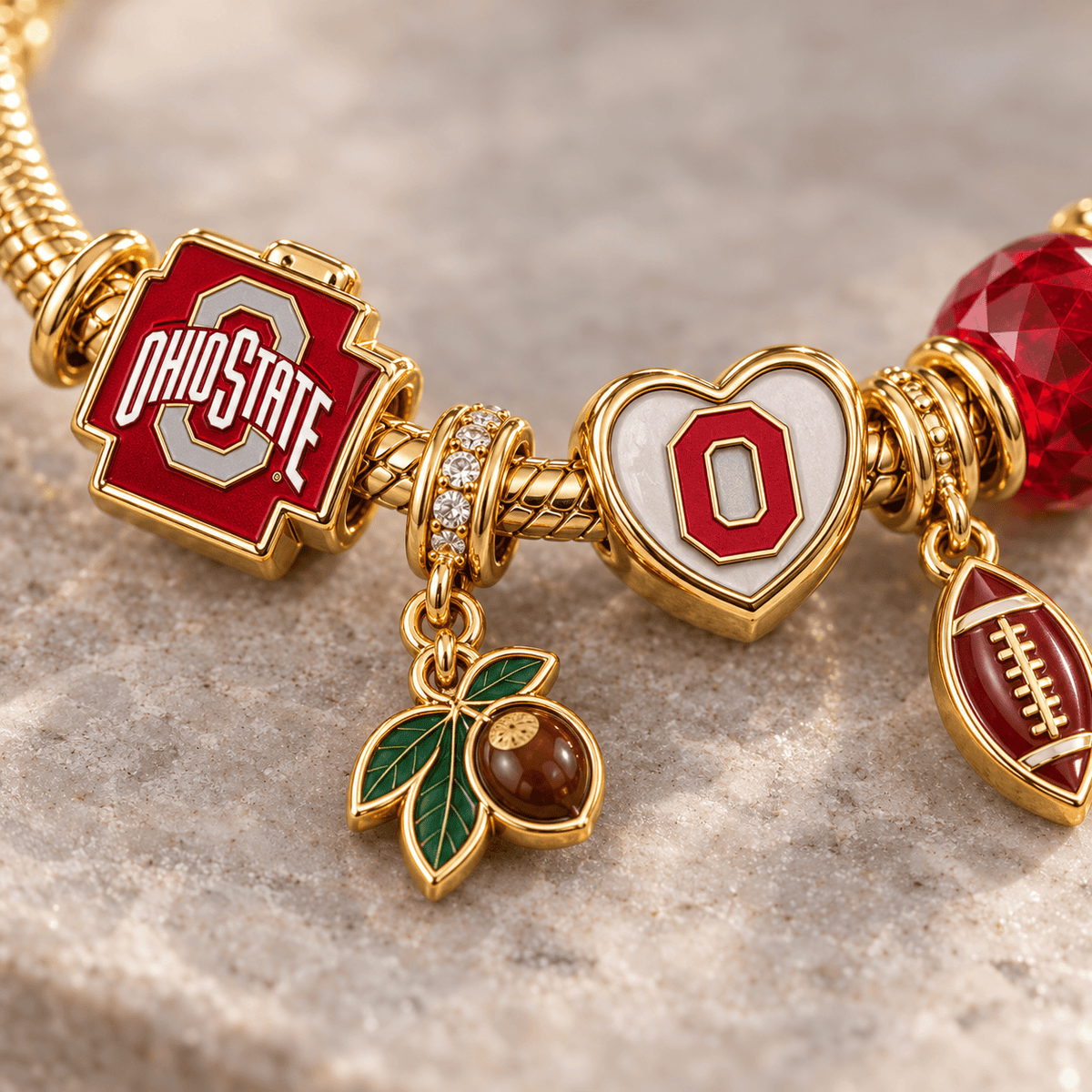 OSB Gold Charm Bracelet Set PTKL