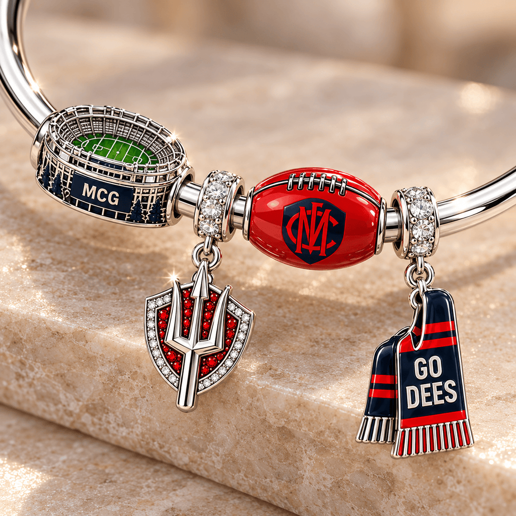 MBD Silver Charm Bracelet Set TTTT