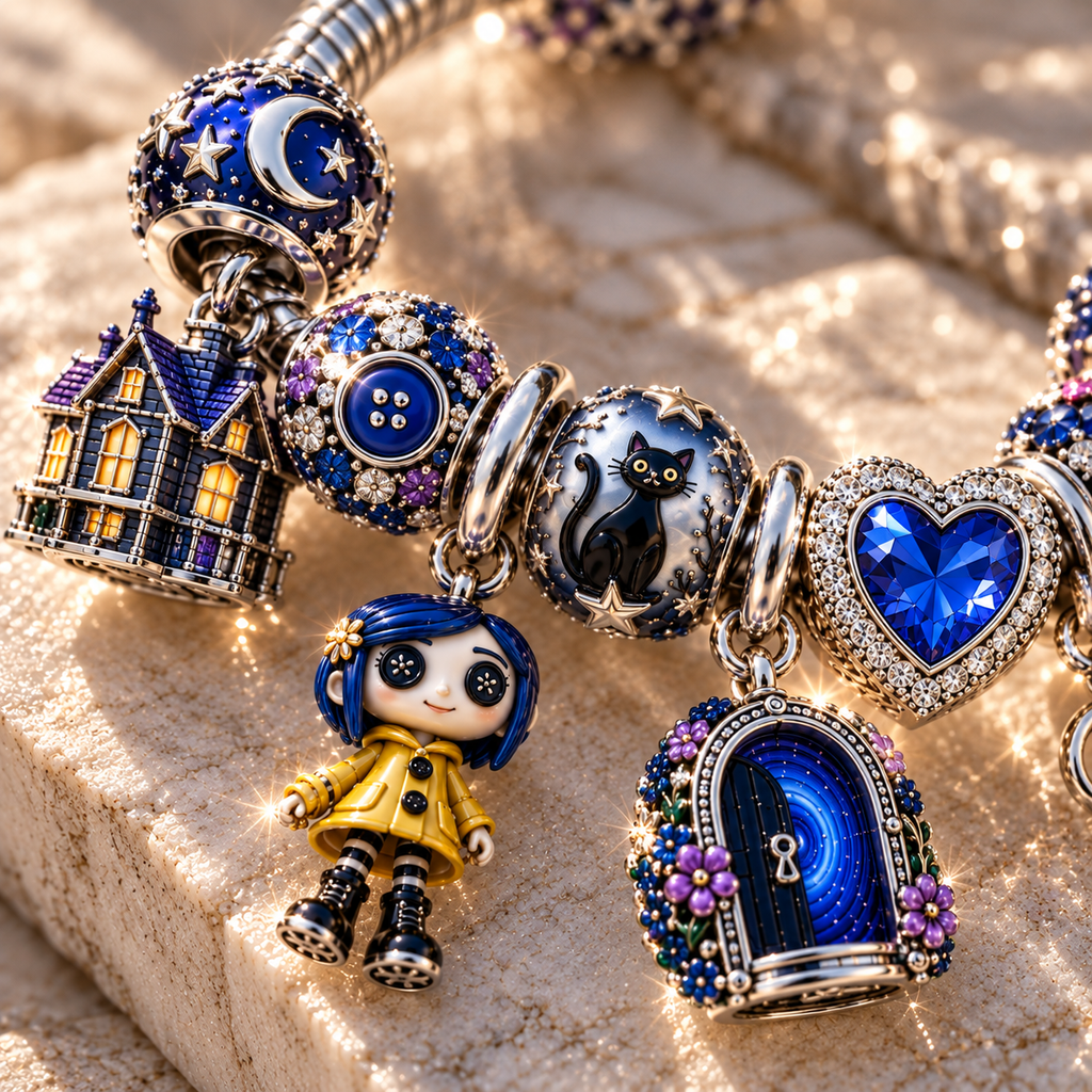 CRL Silver Charm Bracelet Set NTTB