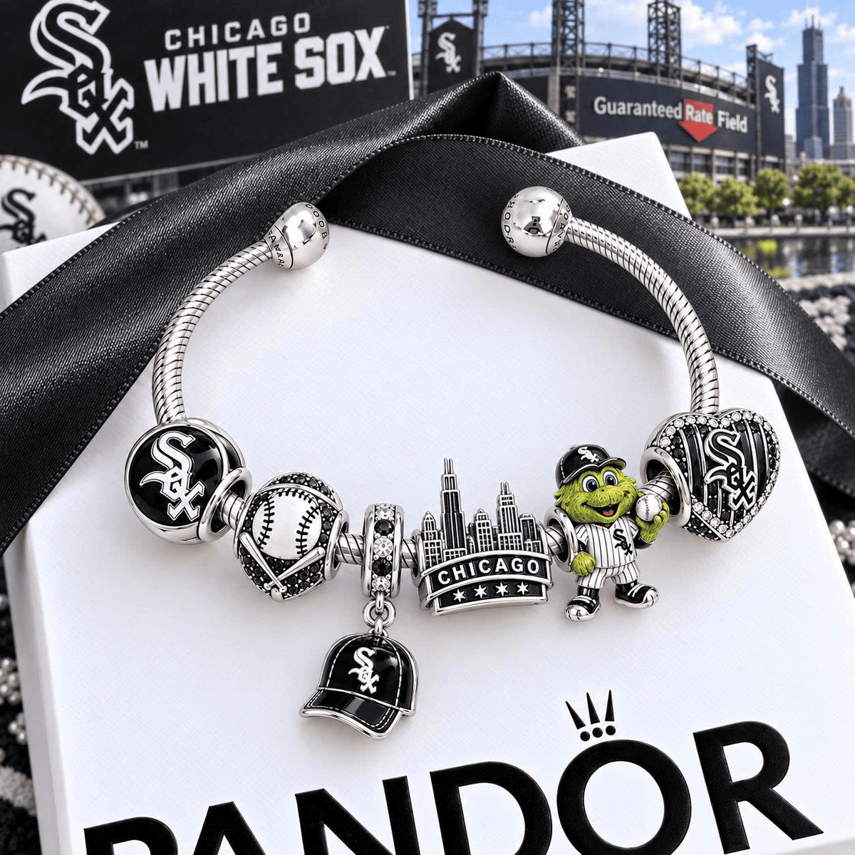 CWS Silver Charm Bracelet Set VTH