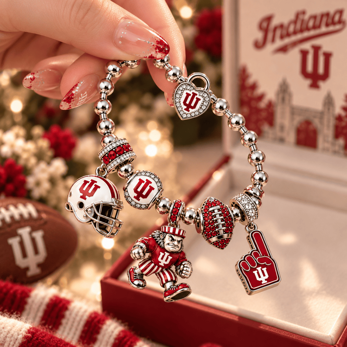 IDH Silver Charm Bracelet Set NTTB