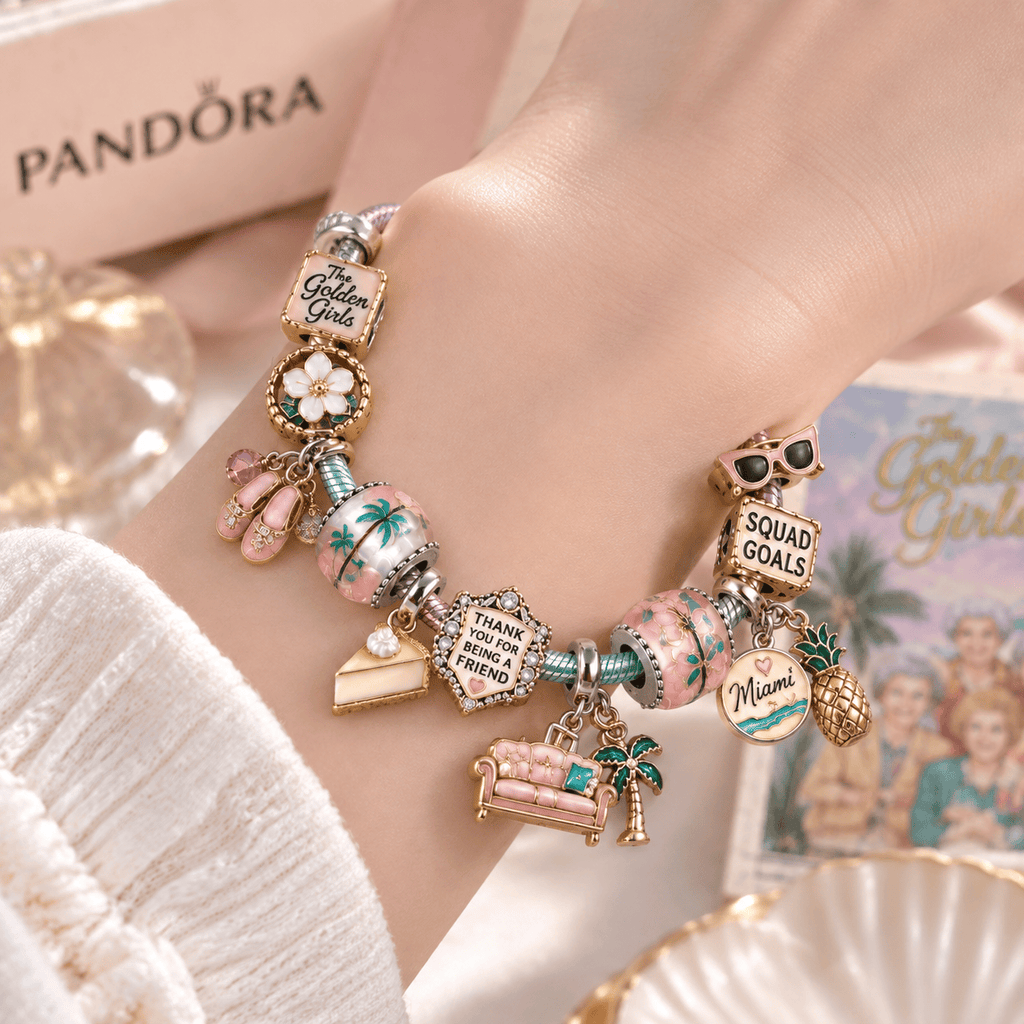 TGG Silver Charm Bracelet Set PTKL
