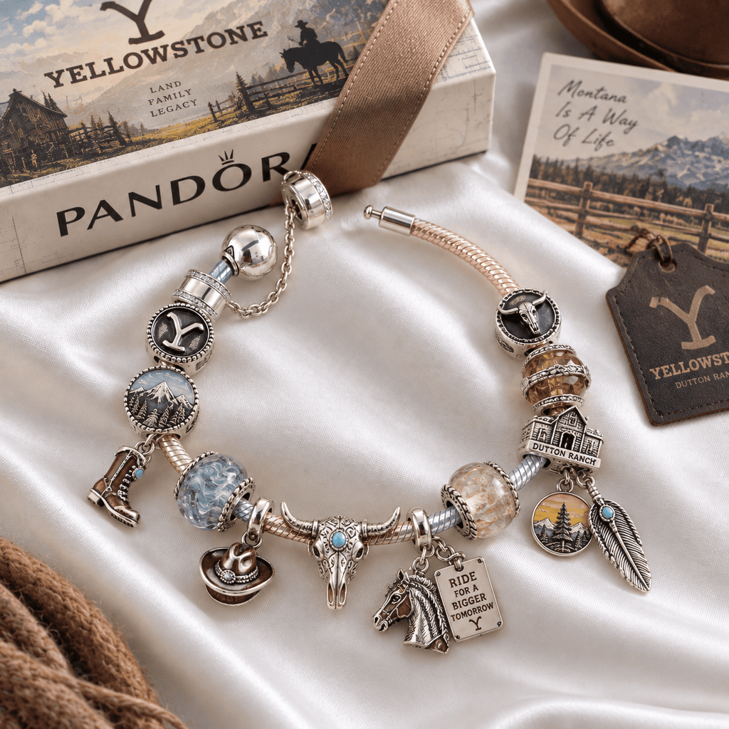YLST Silver Charm Bracelet Set PTKL