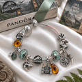 JRSW Silver Charm Bracelet Set PTKL