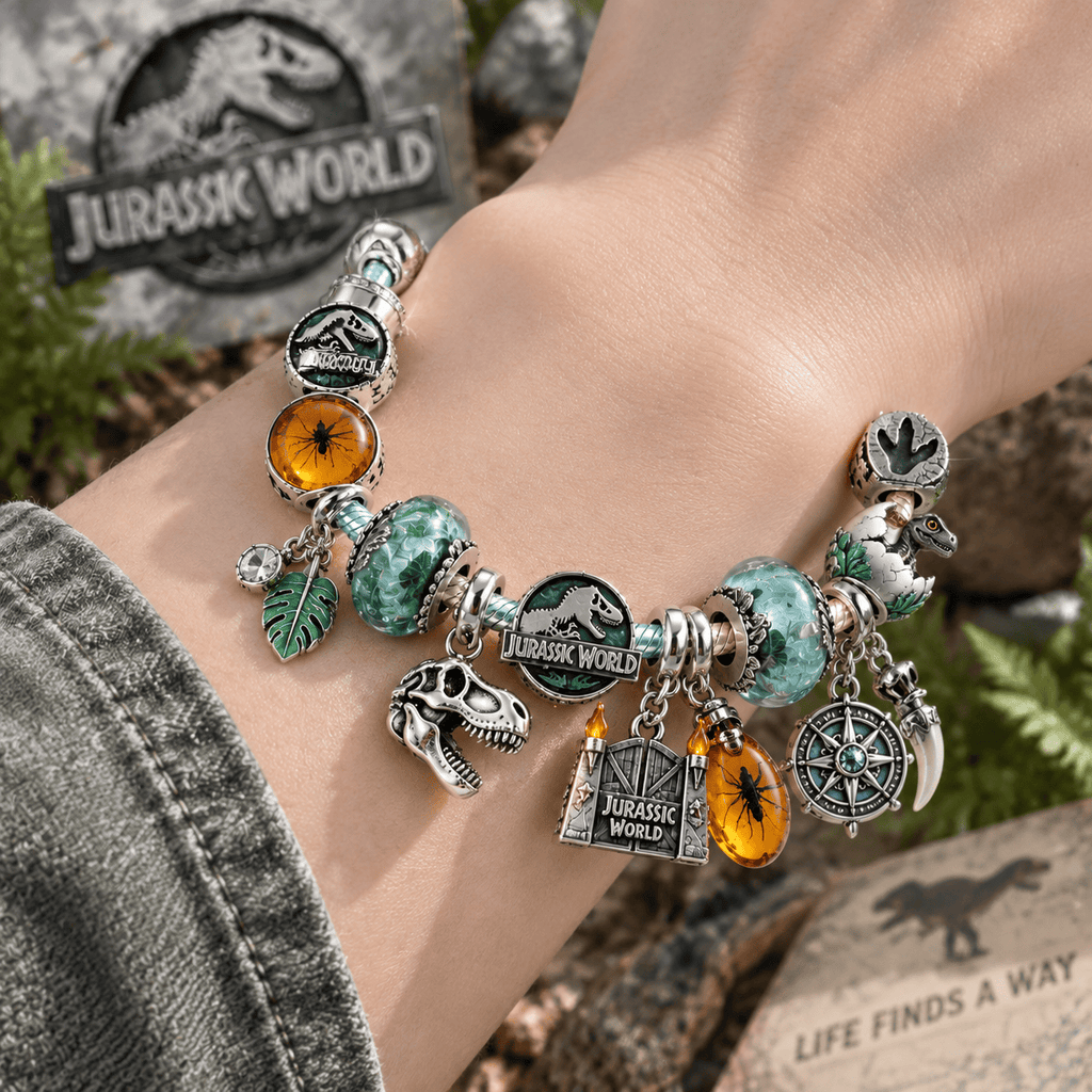JRSW Silver Charm Bracelet Set PTKL