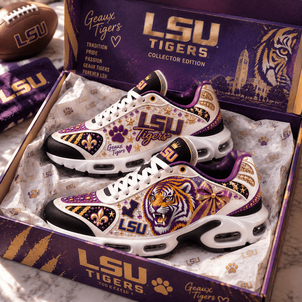 Premium LSU Air Max Shoes TTMH