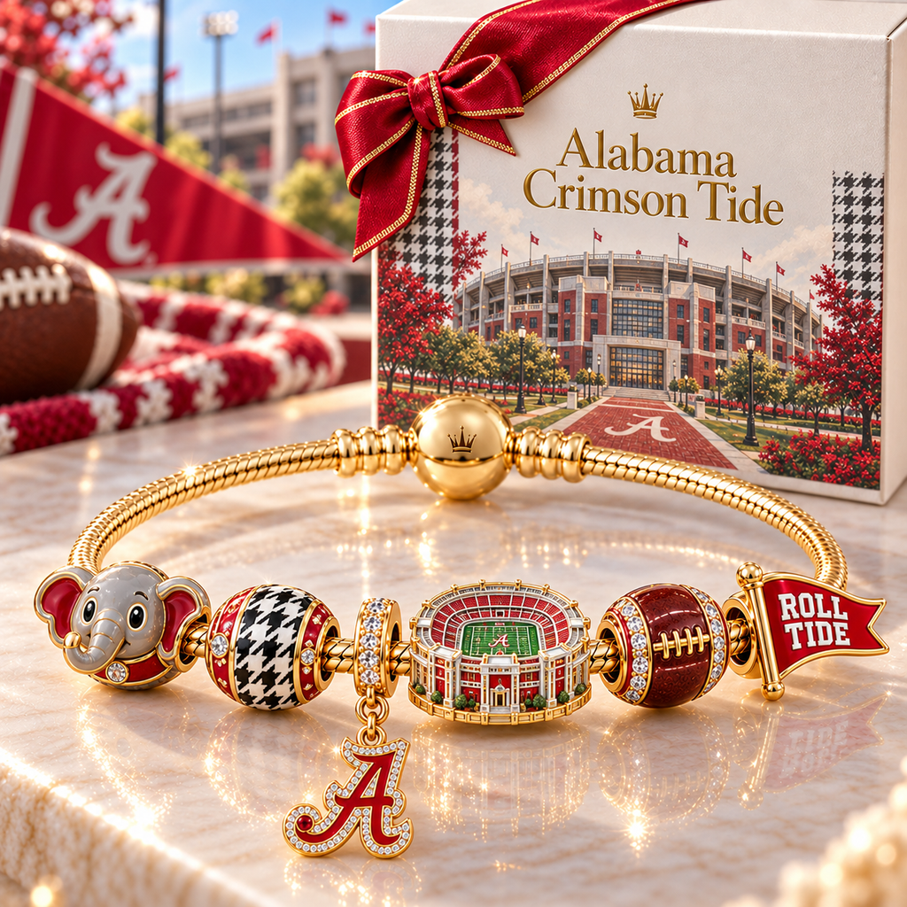ACT Gold Charm Bracelet Set NHVH