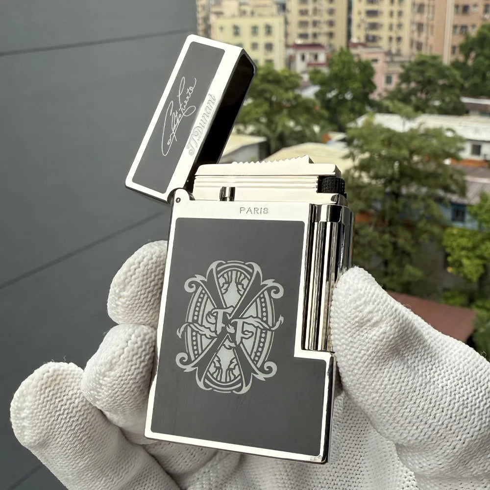 Luxury brand Lighter , custom-made lighter, lacquered finish, loud ignition sound, Smoking Accessory  includes replacement parts